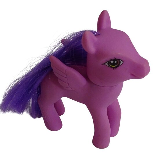 Greenbrier International Purple Pegasus Pony Toy Collectible Figure 4 inch - Picture 1 of 5